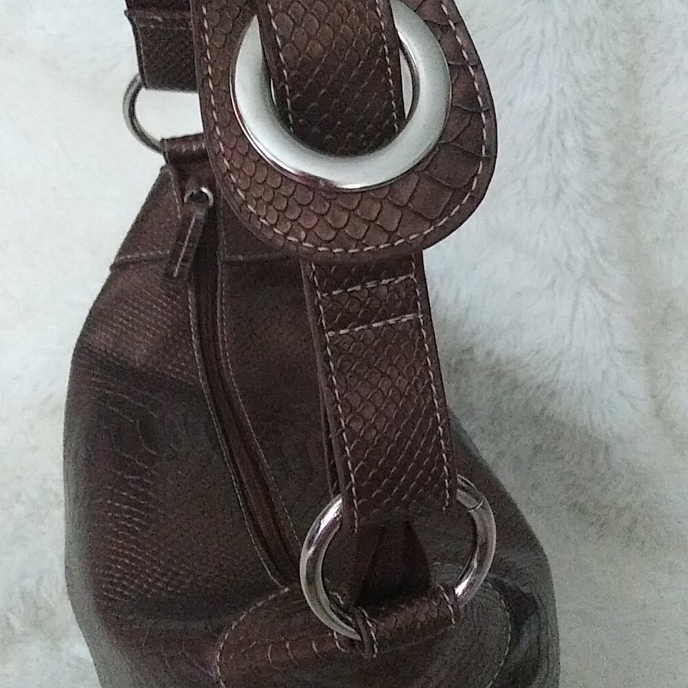 Bronze Snakeskin Purse - Picture 7 of 10